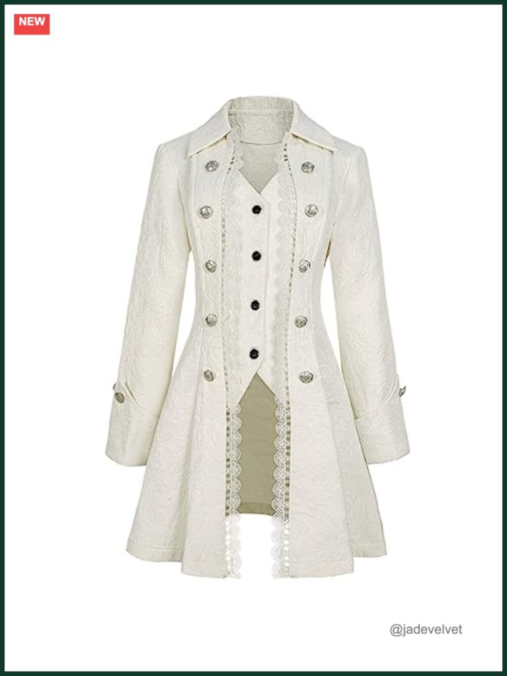 Women's Steampunk Victorian Gothic Tailcoat Jacket Polyester Cosplay